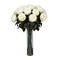 Nearly Natural Home Seasonal Decorative Fancy Rose Silk Flower Arrangement